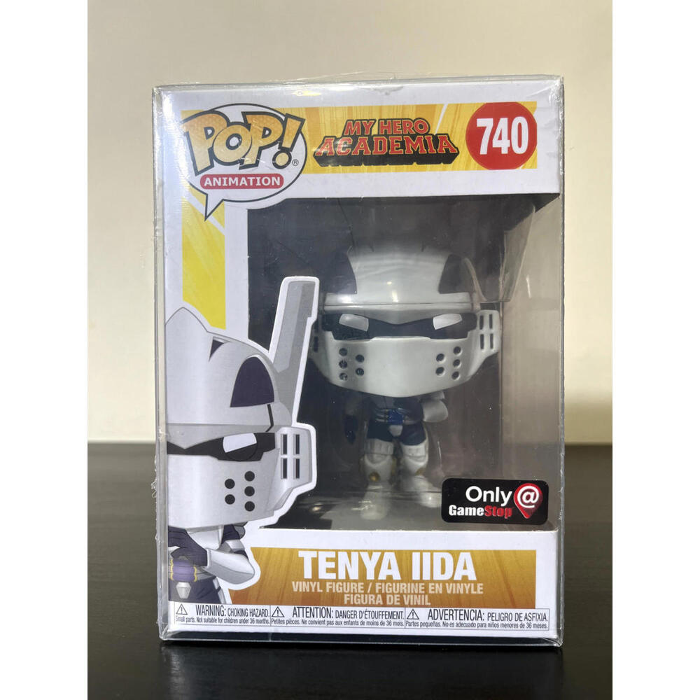 Funko Pop! Animation: My Hero Academia TENYA IIDA #740 GameStop W/ Pop Protector